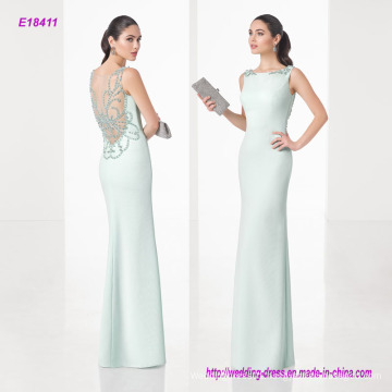 China Manafacture Wholesale Long Dress of Fashion Jewelry Evening Dress